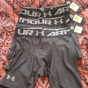 Under armour compression shorts lot of 3